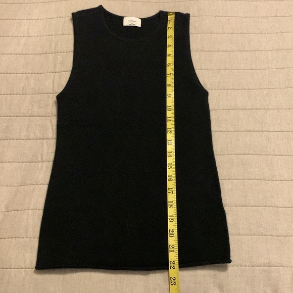 ARITZIA Wilfred Bambino Crewneck Sleeveless Sweater Black Size XS - Picture 10 of 10